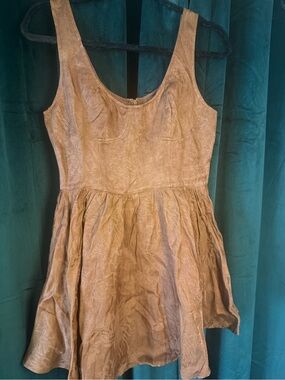 12th Tribe Tan Mini Dress